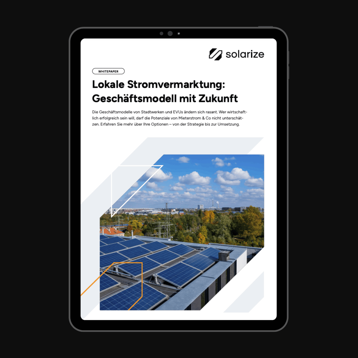 Whitepaper lokale Stromvermarktung für Stadtwerke